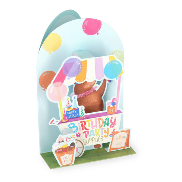 Biglietto Pop Up TEDDY CART su linait