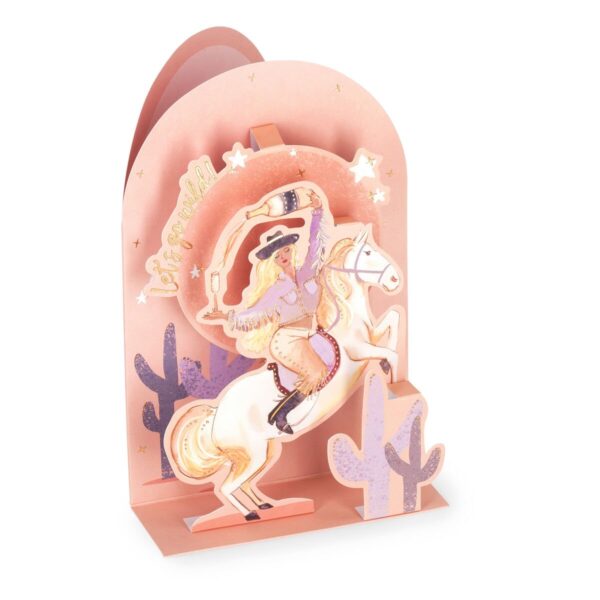 Biglietto Pop Up COWGIRL su linait