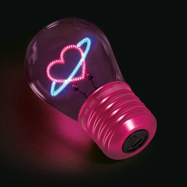 Lampada da Tavolo a Forma di Lampadina Bulb Fiction Planet Heart su linait