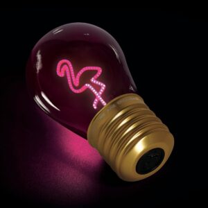 Lampada da Tavolo a Forma di Lampadina Bulb Fiction Flamingo su linait