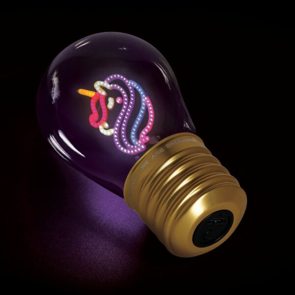 Lampada da Tavolo a Forma di Lampadina Bulb Fiction Unicorn su linait