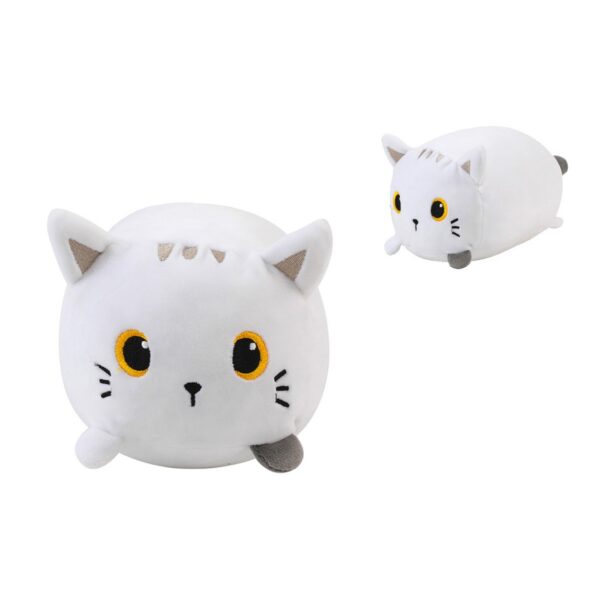 Cuscino Piccolo Decorativo Plush Pillow White Cat