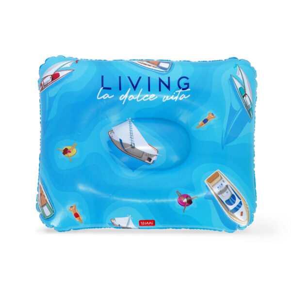 Cuscino Gonfiabile Inflatable Pillow La Dolce Vita su linait