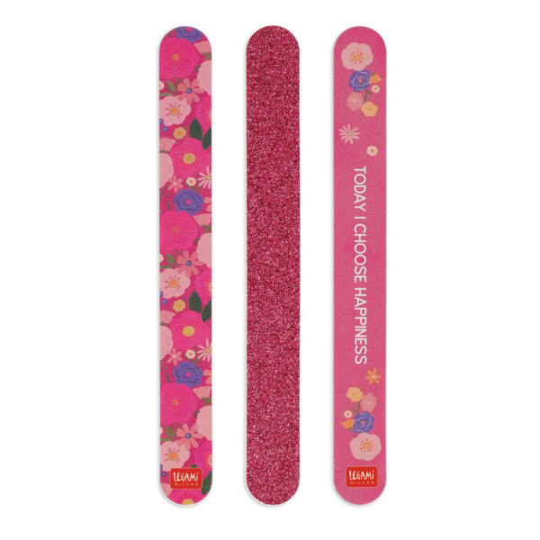 Set di 3 Lime per Unghie Nails Before Males Flowers su linait