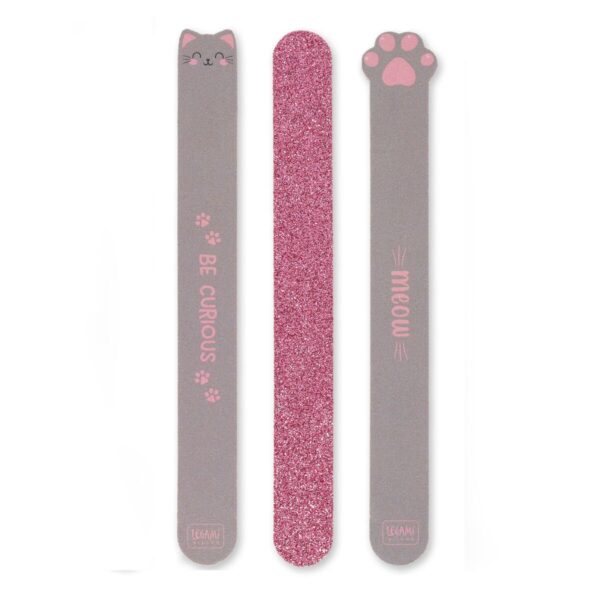 Set di 3 Lime per Unghie Nails Before Males Kitty su linait