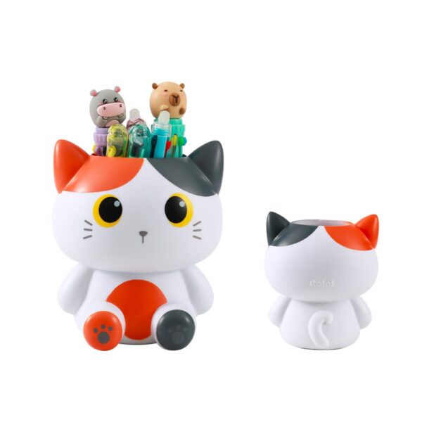 Portapenne 3D Orange Cat