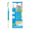 Mitama Evidenziatori Doppia punta FLUO TWICE 4 pezzi Colori PASTEL su linait