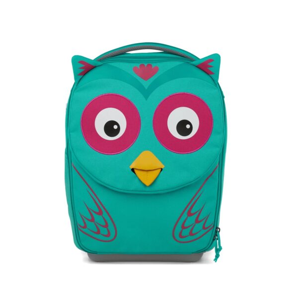 Trolley Cabina per Bambini Affenzahn Gufo Turchese