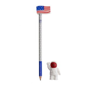 Set di 2 Gomme e 1 Matita To The Moon And Back Space su linait