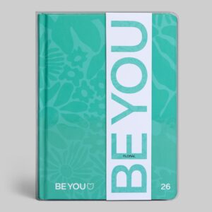 BE YOU - Diario Floral 2025-2026 con Sticker 13.5 x 18.2 cm su linait