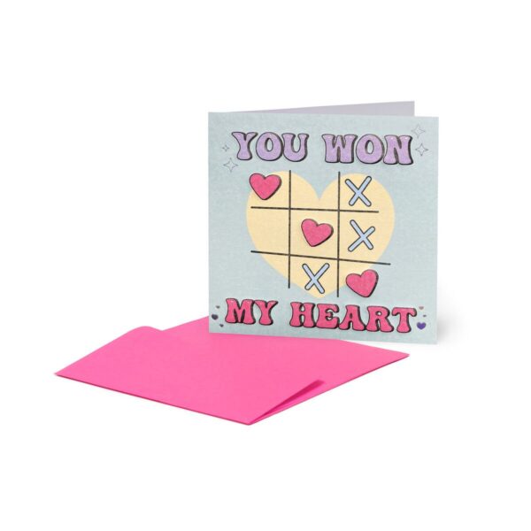 SMALL GREETING CARD - TIC-TAC-TOE - TIC-TAC-TOE su linait