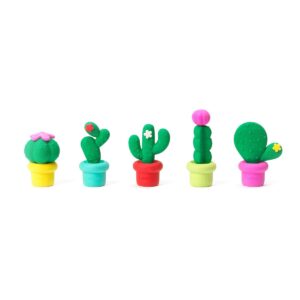 Set di 5 Gomme Profumate Free Hugs Cactus su linait
