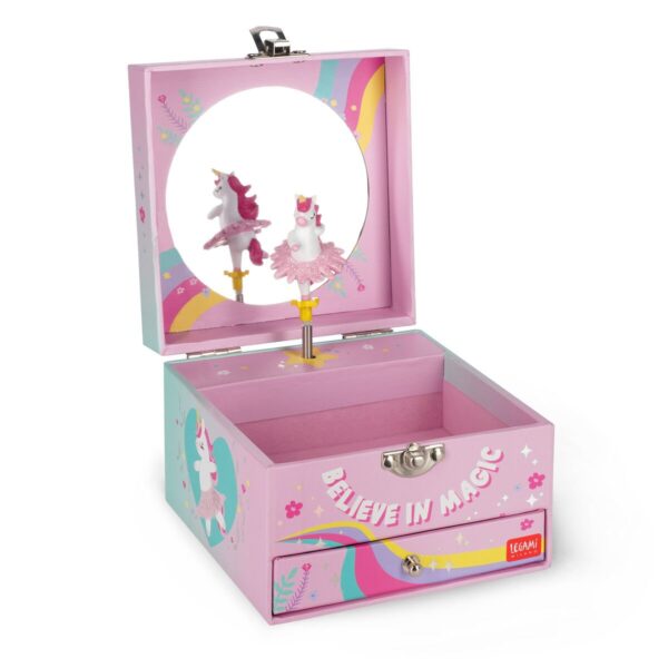 Carillon Portagioie Music Box Unicorn su linait