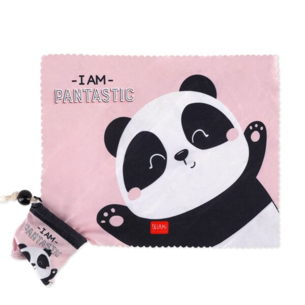 Panno Pulizia Lenti e Schermi SOS Look at Me Panda su linait