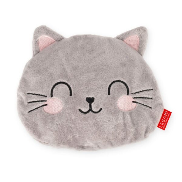 Mini Cuscino Termico con Semi di Lino Warm Cuddles Kitty su linait
