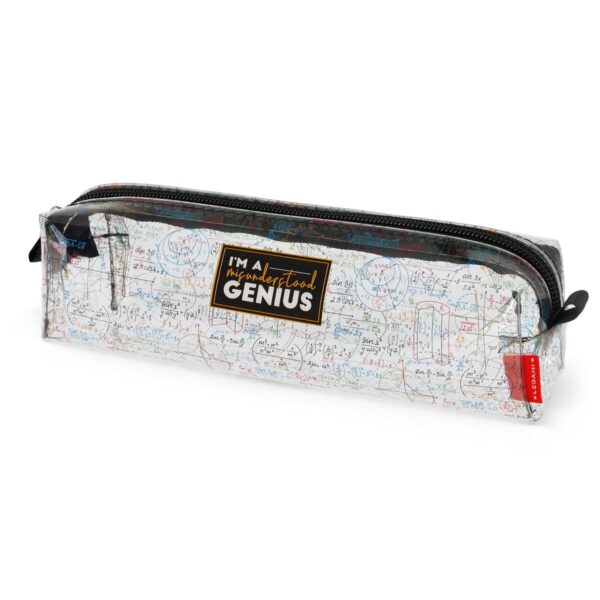 Astuccio Trasparente Pencil Case Genius su linait