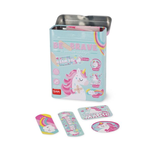 30 Cerotti Stampati Be Brave Unicorn su linait