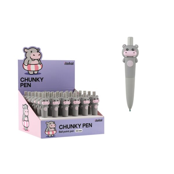Penna Inchiostro Liquido Blu Chunky Hippo