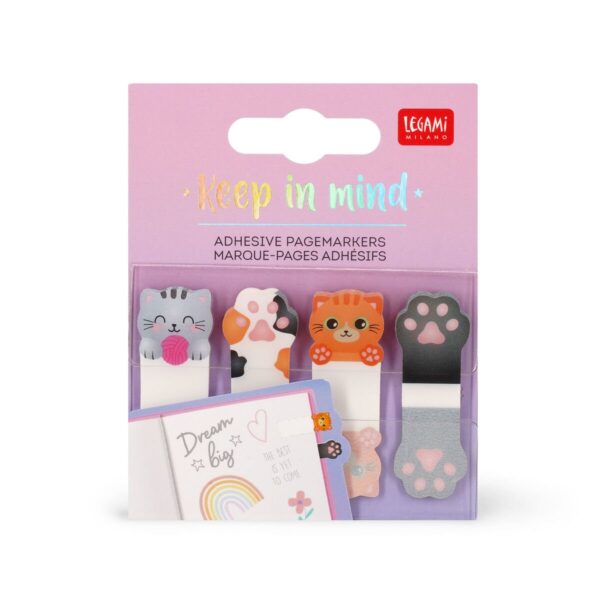 Segnapagina Adesivi Keep in Mind Kitty su linait