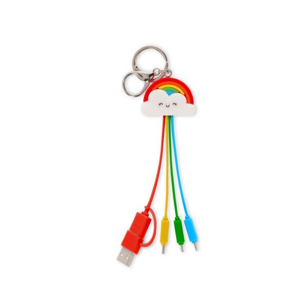 Cavo di Ricarica Portachiavi 6 in 1 Link Up Rainbow su linait