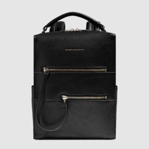 Zaino Piquadro Donna Porta Tablet In Pelle Nero su linait