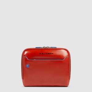 Borsello Piquadro Uomo Schermato in Pelle Blue Square Cuoio su linait