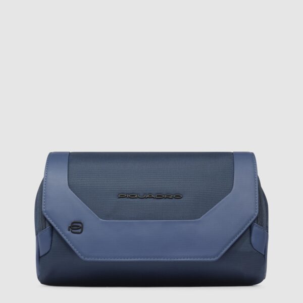 Marsupio Piquadro Uomo in Tessuto Riciclato e Pelle Easyjet Blu su linait