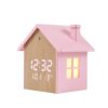Orologio Sveglia Digitale Casetta Rosa Pastello