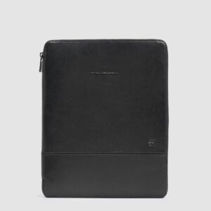 Portablocco Piquadro con Scomparto per Tablet in Pelle Nero su linait