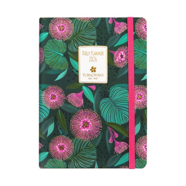 Agenda Giornaliera Turnowsky 2026 12 Mesi Mini Monstera 11x15.5 cm su linait