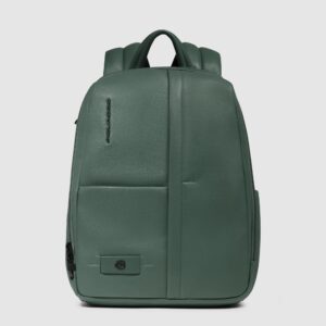 Zaino Piquadro Uomo Porta Computer 13 In Pelle Russel Verde su linait