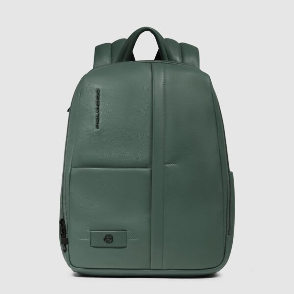 Zaino Piquadro Uomo Porta Computer 13 In Pelle Russel Verde su linait
