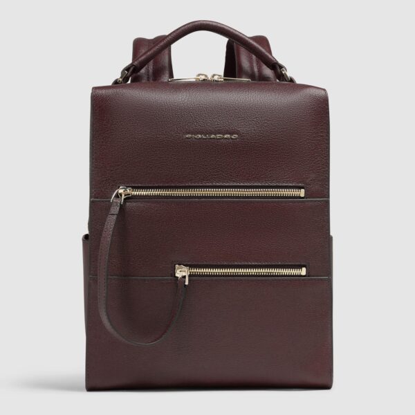 Zaino Piquadro Donna Porta Tablet In Pelle Patricia Bordeaux su linait