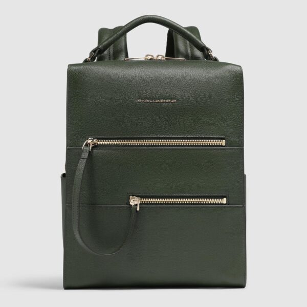 Zaino Piquadro Donna Porta Tablet In Pelle Patricia Verde su linait
