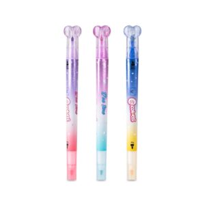 Set 3 Evidenziatori Doppia Punta Duo Tone Coccolotti su linait