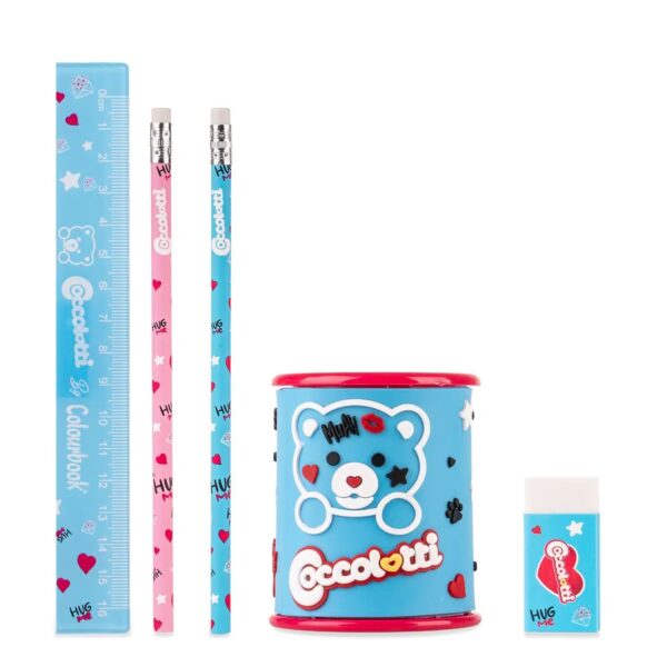 Kit Stationery Coccolotti Love Azzurro su linait