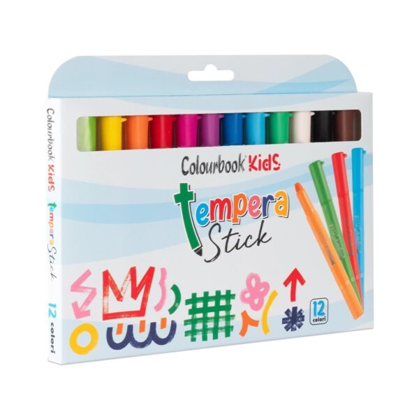 Tempera Stick Rainbow 12 colori su linait