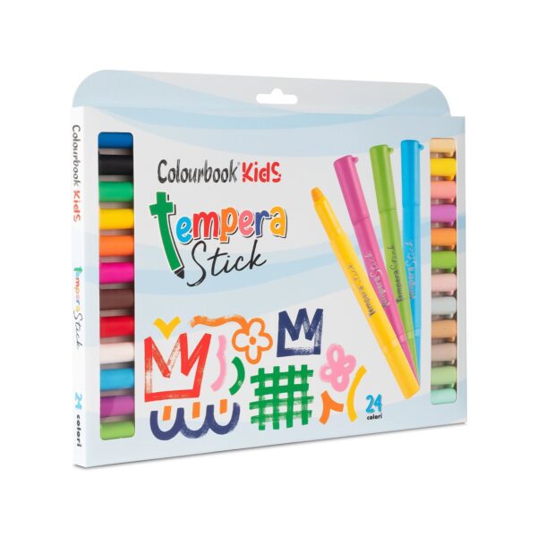Tempera Stick Rainbow 24 colori su linait