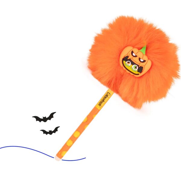 Penna gel cancellabile Puff Halloween Arancio su linait