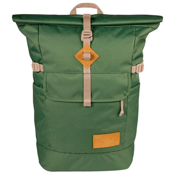Zaino Jansport Hatchet Rolltop Porta PC 15 Pollici 31L Cargo Green su linait