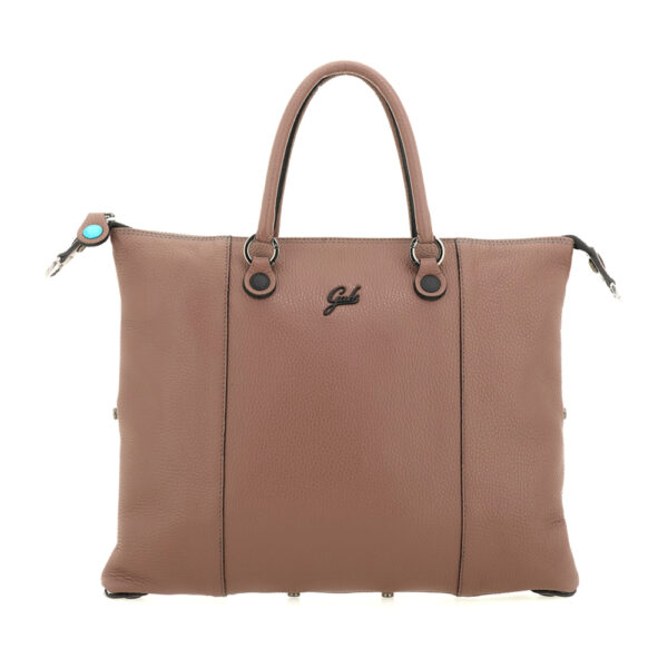 Shopper trasformabile Gabs G3 PLUS in Pelle Martellata M Bull Balsamico su linait