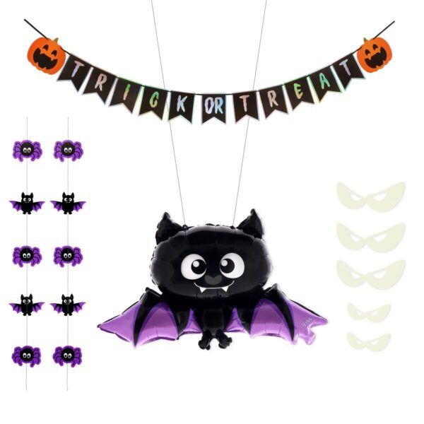 Set Decorazione Porta Halloween Trick Or Treat su linait