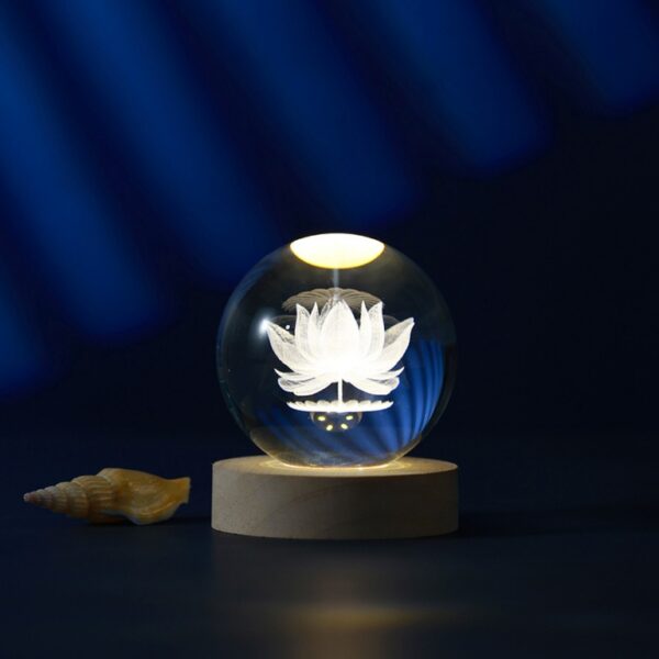 Lampada Led Media Sfera Lotus USB