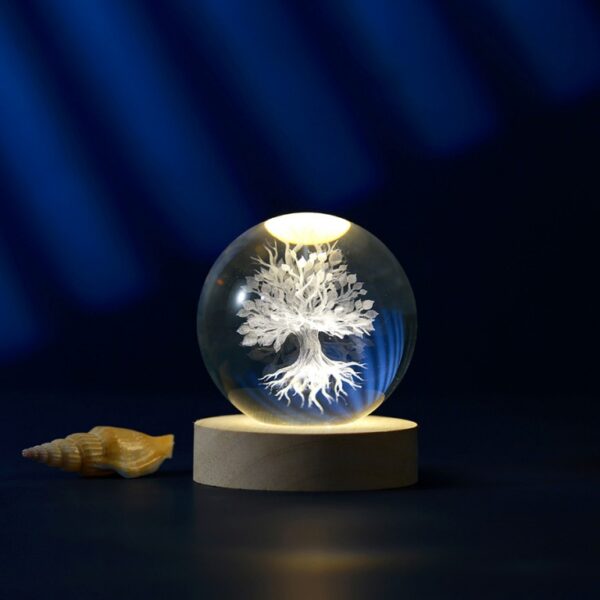 Lampada Led Sfera Albero USB