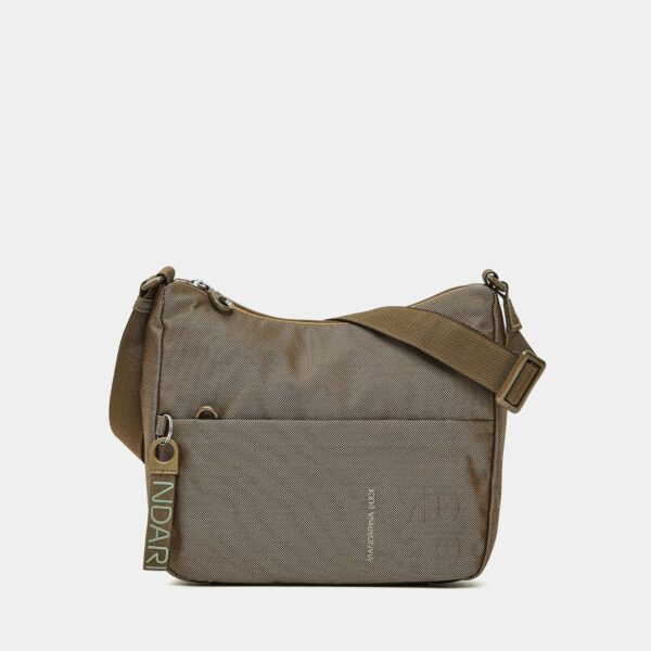 Borsa Donna a Tracolla Media Con Tasca Frontale Mandarina Duck MD20 Oil su linait