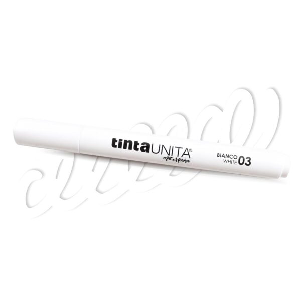 Pennarelli Acrilici tintaUNITA Art Marker tratto 1.8 - 4 Bianco su linait