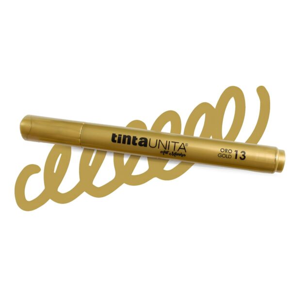 Pennarelli Acrilici tintaUNITA Art Marker tratto 1.8 - 4 Oro su linait