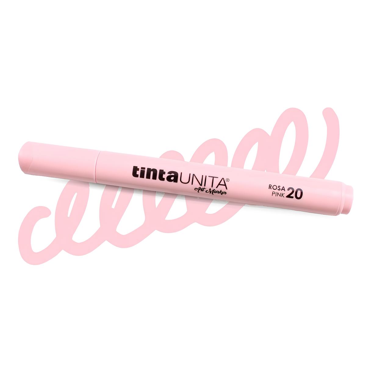 Pennarelli Acrilici tintaUNITA Art Marker tratto 1.8 - 4 Rosa su linait