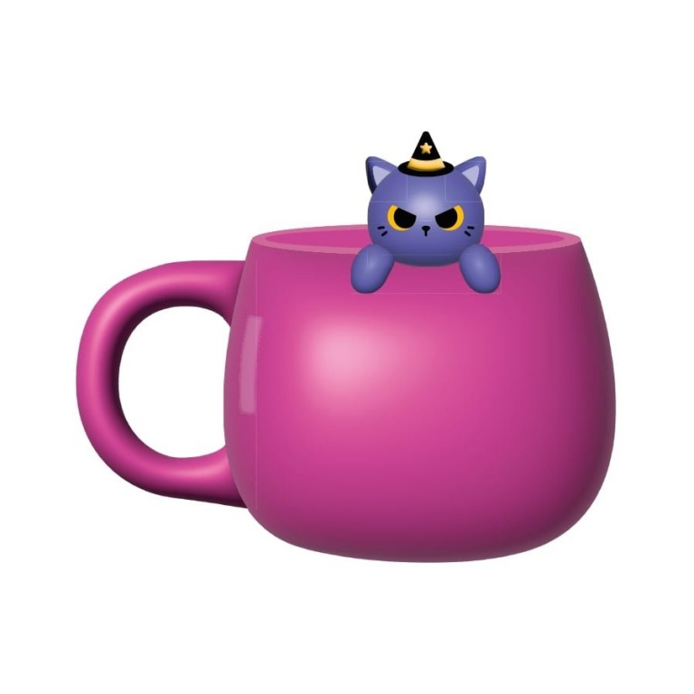 Tazza in Cermica con Charm Creepy Vibes Witchy 13x8
