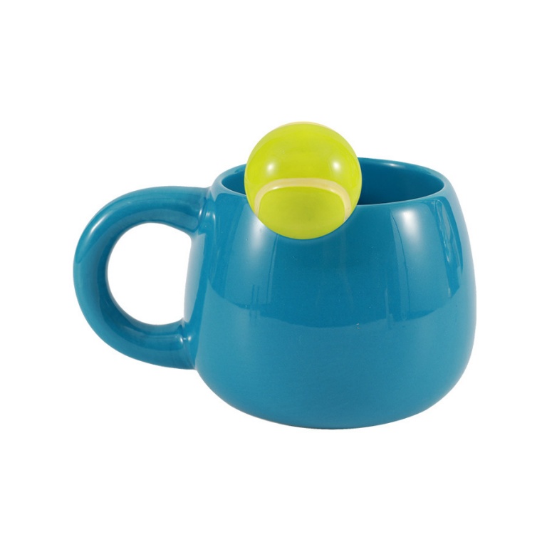 Tazza in Cermica con Charm Tennis 13x8